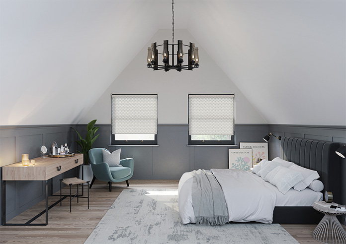 Tea Leaves, Dove Grey - Twist&Fit Roller Blind - Image 8